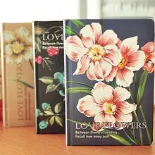 1 шт./лот, хорошее качество/Винтажный цветной цветок, серия 32 k, блокноты в твердом переплете для школьников