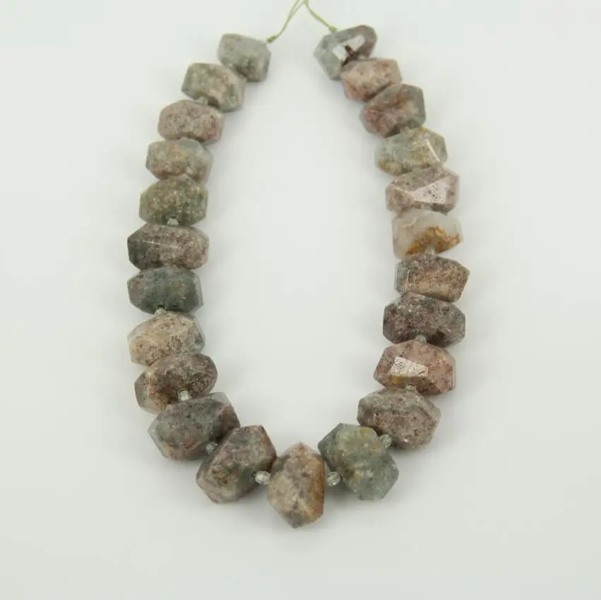 Natural Ghost Crystal Quartz,Raw Green Garden Crystal Quartz Nugget