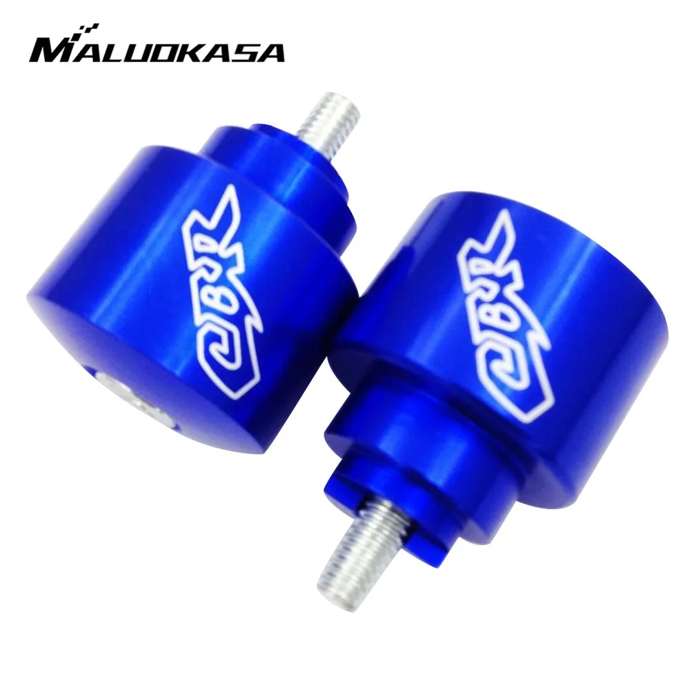 

MALUOKASA Blue Bar Ends For Honda CBR 600 900 929 954 RR 1000 1100 CB 599 919 VFR 800 GL1800 Gold Wing CBR1000RR CBR1100RR