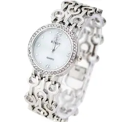 2018 новый бренд часы Для женщин горный хрусталь браслет часов дамы элегантные часы Для женщин кварцевые наручные часы Relogio Feminino # LH
