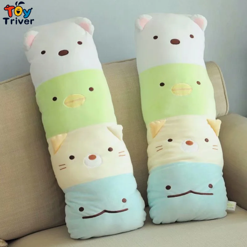 Японское аниме Sumikko Gurashi кошки Медведь подушка мультфильм плюшевые игрушки Triver мягкие животные куклы Дети подарок на день рождения Декор