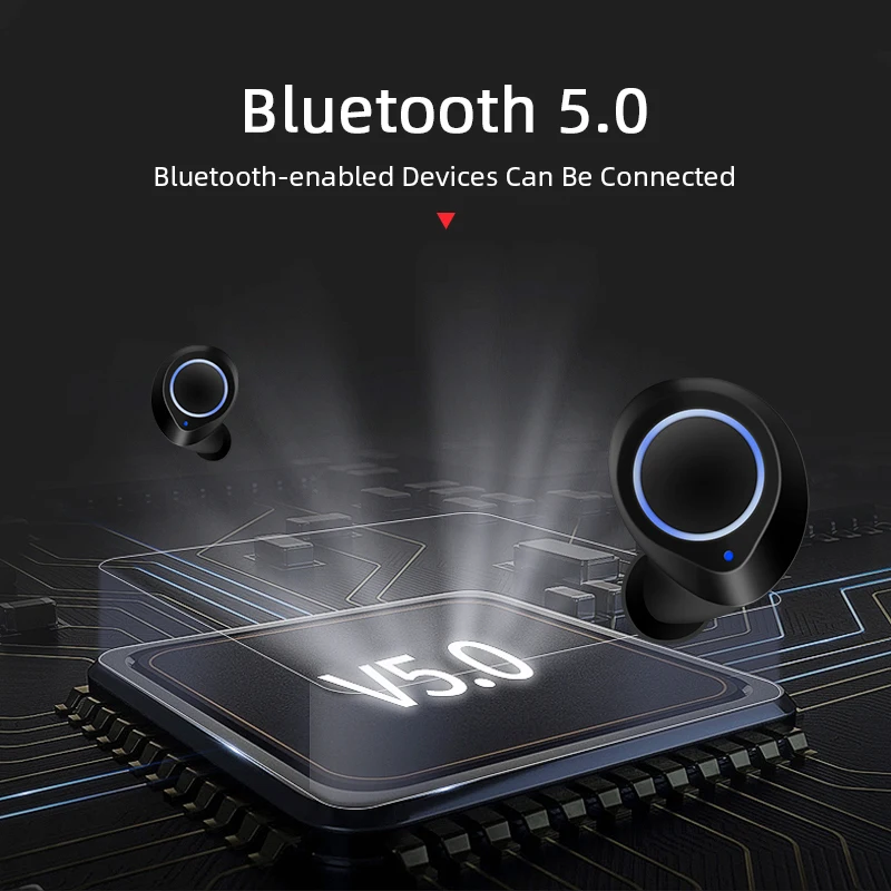 M & J TWS Bluetooth 5 0 наушники стерео беспроводные HIFI Звук спортивные Handsfree игровая