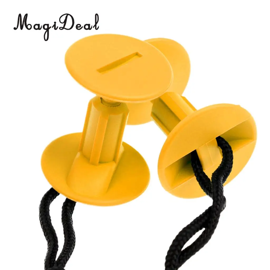 4Pcs Durable Bodyboard Surfboard Leash Plugs with Cord String for Outdoor Water Surfing Sport Surf Board Body Board Accessories