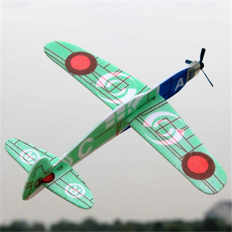 1 шт. ручной бросок Летающий планер самолеты EPP пенопластовый Самолет мини-Дрон модель самолета игрушки для детей случайный цвет 19 см