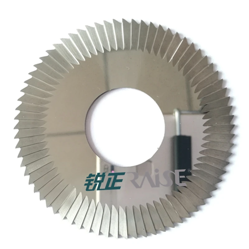 carbide 0020AC.C. side milling cutter on WENXING 100D 100E key cutting