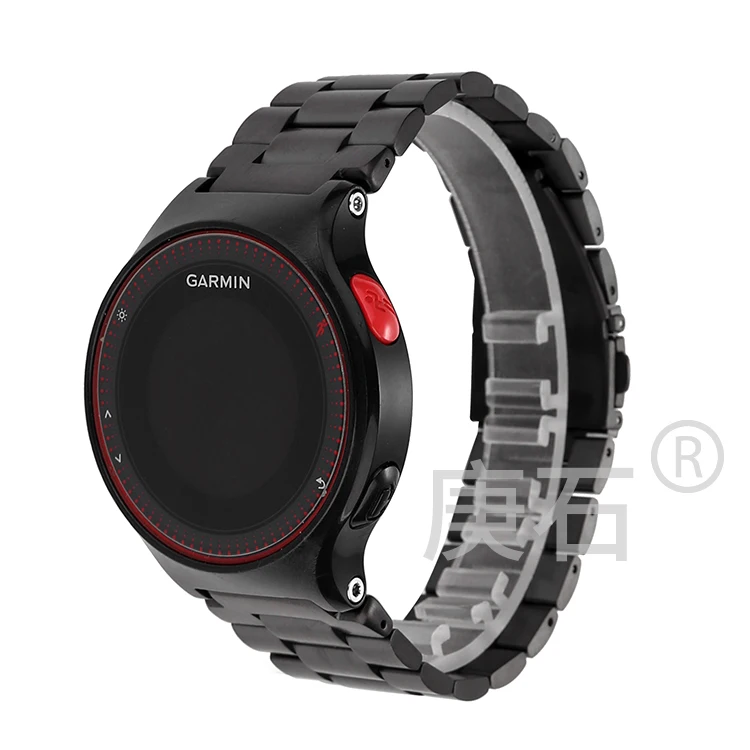 Gengshi Нержавеющая сталь часы ремешок Браслет для Garmin Forerunner 220 230 235 630 620 735xt