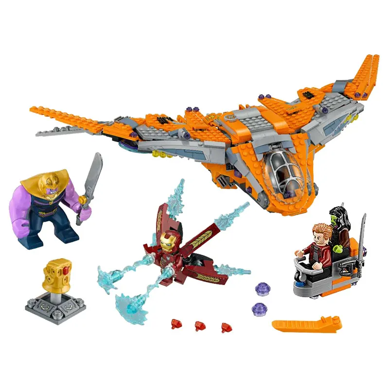 07103 Legoings Marvel Super Heroes Avengers Infinity War Thanos Ultimate Battle Iron Man Blocks Kid Toy Gift Legoingly