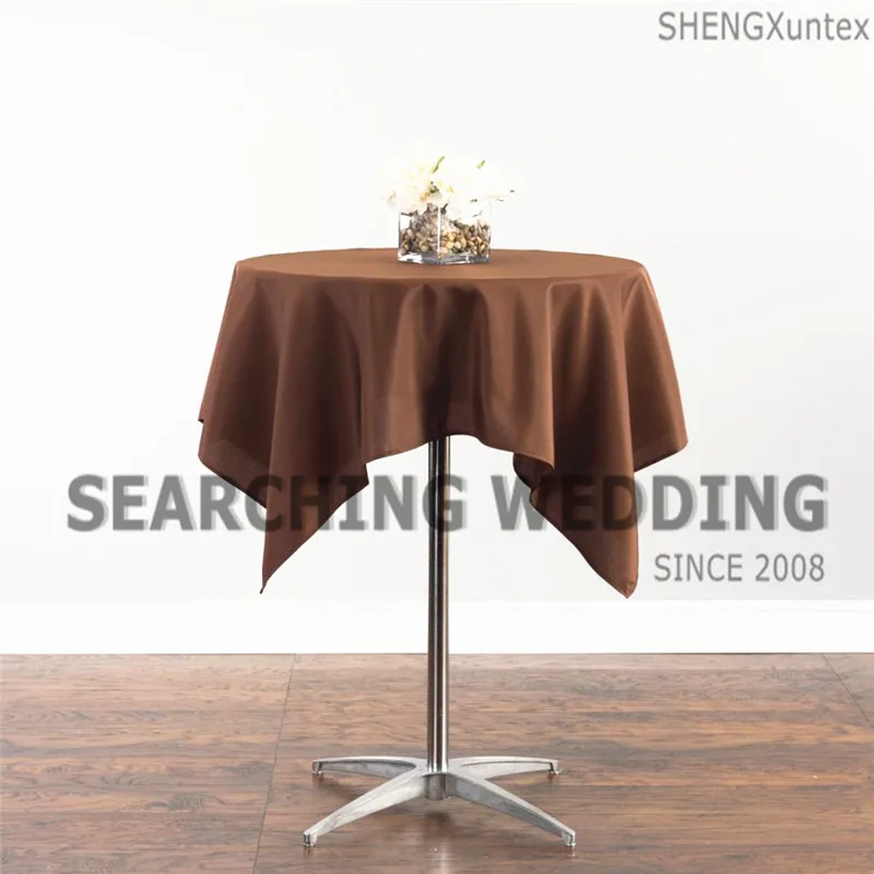 ELEGANT Square 100 Poly Cocktail Table Cloth Pub Highboy Table Cover