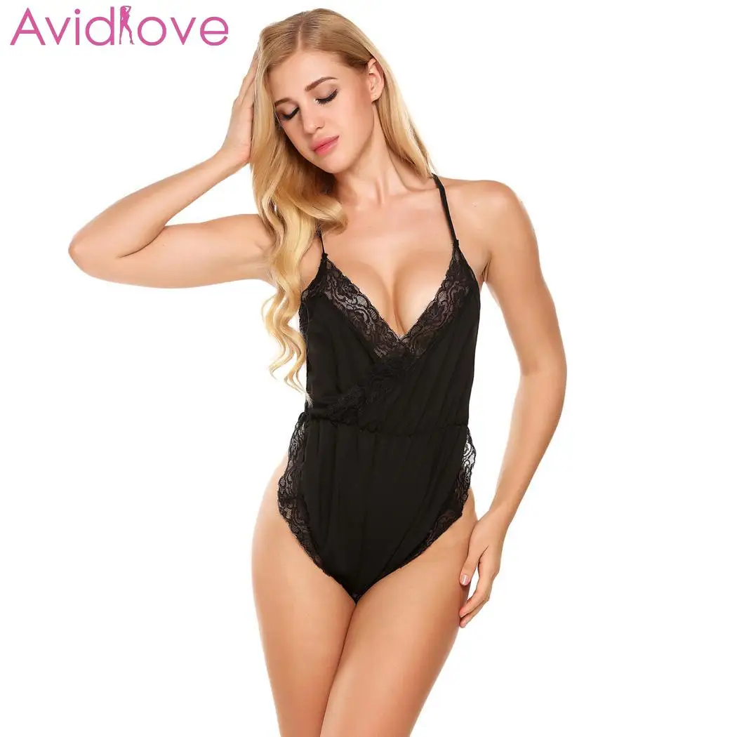 Avidlove женское сексуальное нижнее белье с v образным вырезом и кружевной отделкой