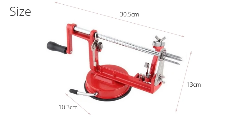 Apple-peeler-size