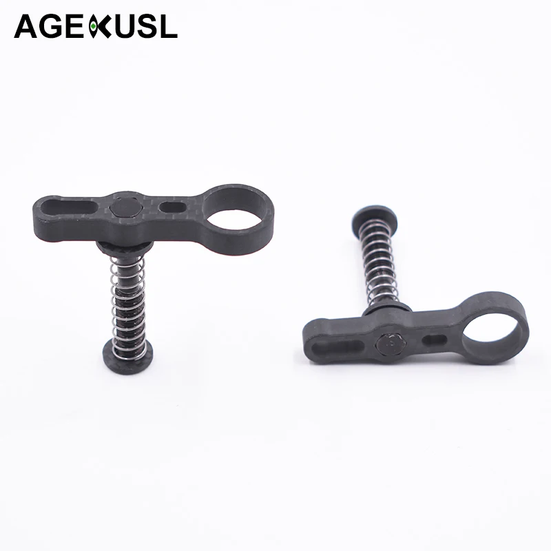 

AGEKUSL Carbon Titanium Axle Hinge Bike Clamp For Brompton Folding Bicycle Clamps Lever Plate Hooks Lightweight 15.4g Parts