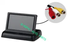 4.3 дюймов TFTLCD экран система Автомобиля Монитор Заднего вида авто Монитор Заднего Вида парковка камера заднего вида складной HD цифровой экран