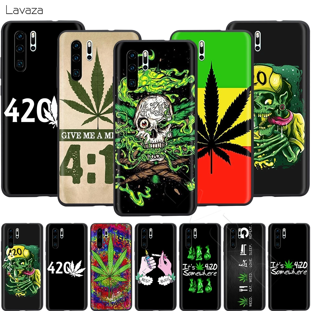 Lavaza Weed Leaf Pot Kush 420 Case for Huawei Mate 30 20 Honor 6a 7a 7c 7x 8C 8x 9 10 Nova 3i 3 Lite Pro Y6 2018 |