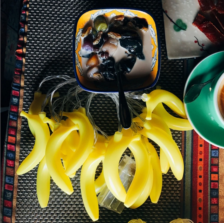YINGTOUMAN Banana 3 м 20LED батарея Рождественская гирлянда светодиодная Рождественские