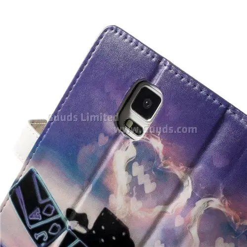 Poker Lighter Leather Flip Cover for Samsung Galaxy Note 4 N910