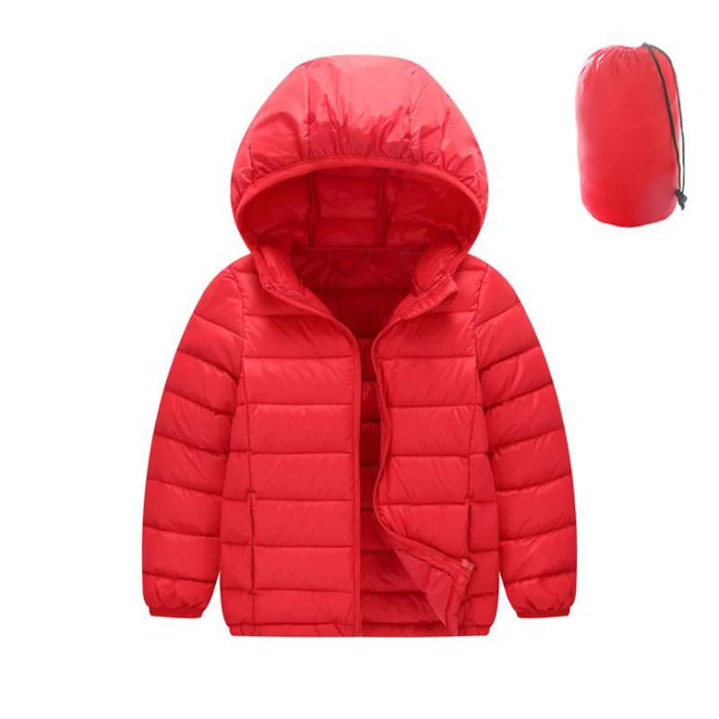 

Fashion Color 90% Down Jackets For Children Girls Boys Winter Outerwear Down With Storage Bag Keep Warm Coats Criancas Jaqueta
