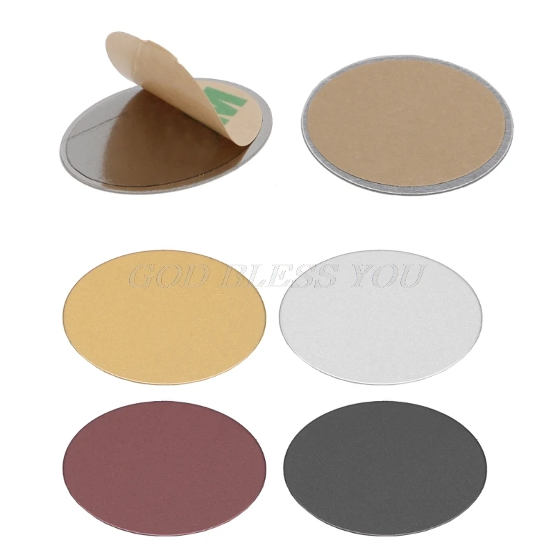 

1PC Replacement 32*23mm Oval Metal Plate For Magnetic Car Mount Phone GPS Stand