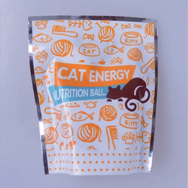 Натуральный питомец кошка кошачья мята игрушка здоровая Конфета сахар увлекается с крышкой выпивая энергия лизание мяч витамин котенок поставки продукта - Цвет: Orange cat candy