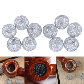 

10Pcs 15-18mm Multifunctional Hookah Pipes Steel Smoking Pipe Tobacco Pipe Tool Metal Filters Smoke Screen Combustion Gauze