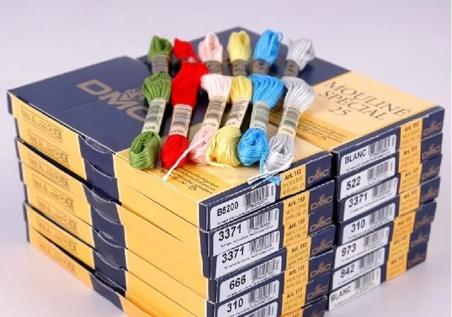 

oneroom Cotton Total 10/20/30/40/50/447/100 Pcs Original French DMC Embroidery / Cross Stitch Floss Thread--Choose Any Colors