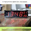 1.2 inches large digital led display clock precision clock module led luminous electronic clock with temperature alarm clock ► Photo 1/3