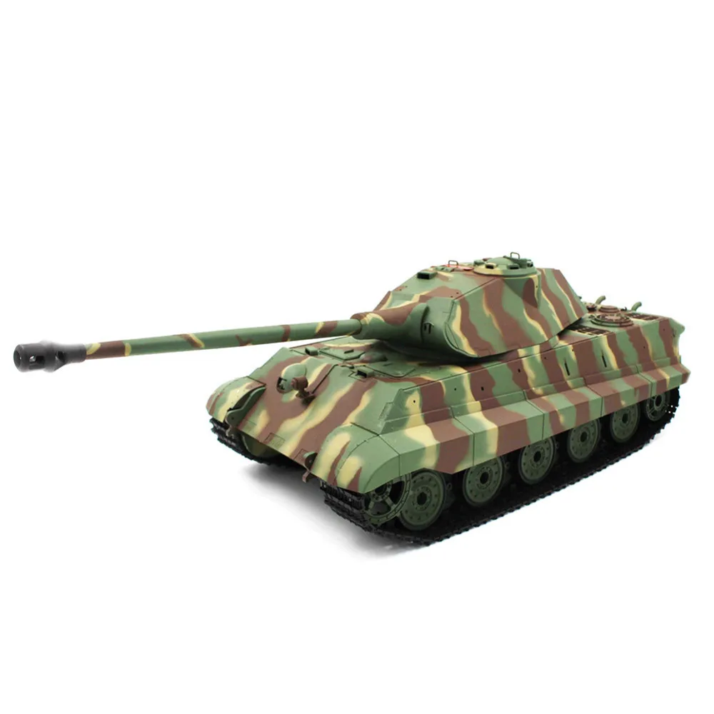 Heng Long 1/16 2.4G 3888-1 German King Tiger Battle Tank Teens Kids Remote Control Tanks with Sound Best Gifts for Children