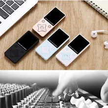 Стильный портативный MP3 перекрестная Кнопка без потерь Музыкальный плеер fm-рекордер 7,2