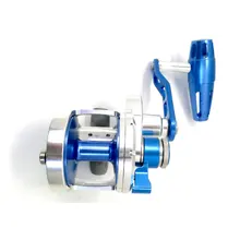 Topline Tackle Fishing Reel Jigging Trolling Spinning CNC Aluminum Reels Saltwater DW400 Right Left Hadle Max Drag 35kg Boat