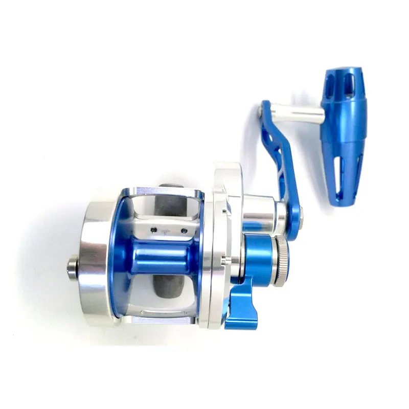 

Topline Tackle Fishing Reel Jigging Trolling Spinning CNC Aluminum Reels Saltwater DW400 Right Left Hadle Max Drag 35kg Boat
