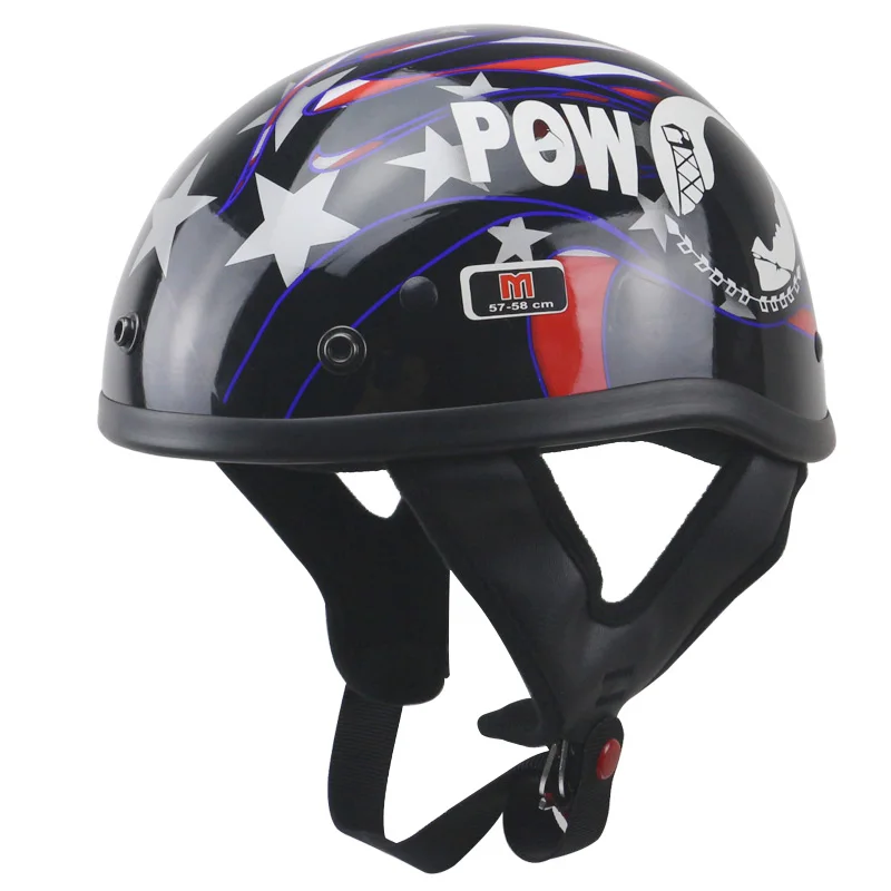 

Professional Harley Style Motorbike Helmet DOT motorcycle helmet DD ring buckle VINTAGE HELMET High quality casco