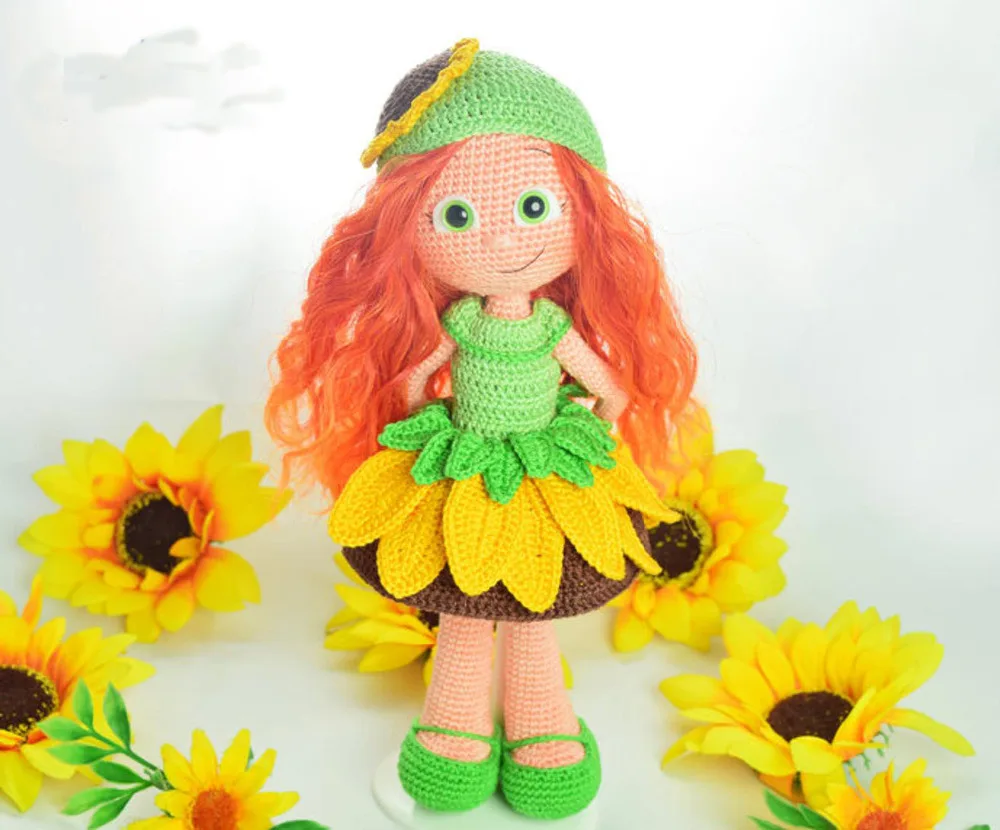 crochet toys amigurumi doll girl number WS0032