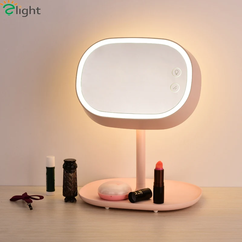 

Modern Simple Rotatable Mirror Led Table Lamp Creative Bedroom Led Table Light Table Lights Novelty Led Table Lighting Fixtures