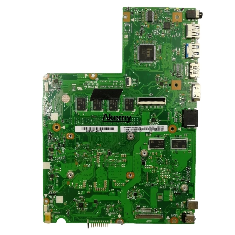 laptop Motherboard For ASUS F541U R541u X541U X541UV X541UVK Mainboard 8G/4G RAM I5-7200U/I7-7500U(V2G) exchange
