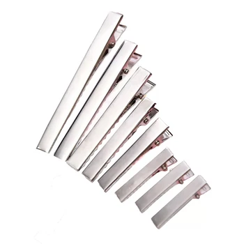 

50pcs 35mm-75mm Metal Crocodile Clips Cable Lead Testing Metal Alligator Clips Clamps Hair Clips Hairpins