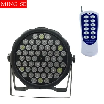 

Remote control 54X3W RGBW LED Par Light LED PAR DMX512 controller led lights, disco lights DJ equipment