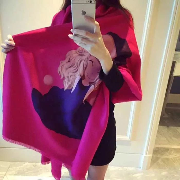 2016 new design Korean fashion shawl Europe Scarves men and women couple new winter warm cashmere