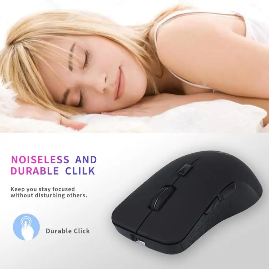 

HIPERDEAL Wireless Mouse 4 Bluetooth &2.4G Dual Mode Rechargeable Game Wireless Mice 18Apr24 Drop Ship F