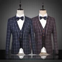 BOU 2017 font b men s b font font b suits b font three font b