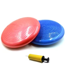 33x33 см надувной Йога массажный мяч накладки для балансировки Домашний Тренажерный Зал Спорт Фитнес Йога колебание удержание равновесия диск Массажный коврик-подушка