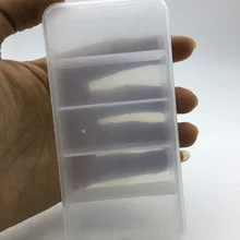 5 отсеков пластиковая коробка для рыболовных снастей для рыболовных приманок 13*6,5*2,5 см рыболовные аксессуары Крючки-ложки прозрачные