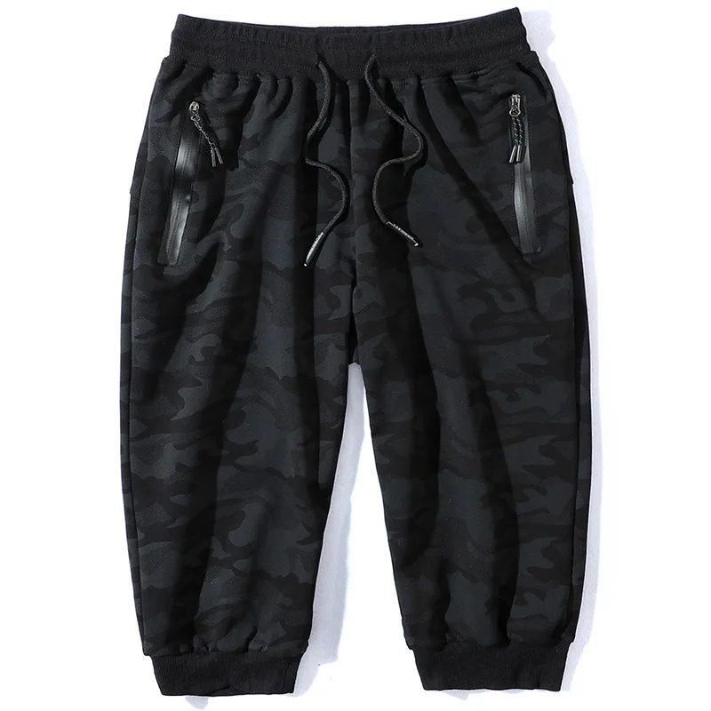 Casual Men's Shorts Camouflage Summer Elastic Waist Beach Shorts Cotton Male Shorts Brand Clothing Big Size 7XL 8XL (6)