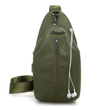 Мужская сумка на плечо маленький для мобильного телефона с клапаном водонепроницаемый Оксфорд ремень Слинг Груди Пакет мужские s нагрудные сумки женские сумки-мессенджеры