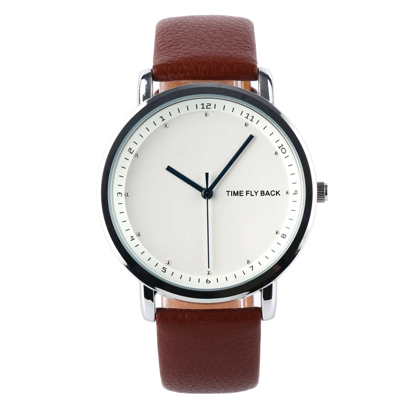 

New Luxury Quartz Watches Men unisex Fashion Casual Leather Watch Sports time fly back Military wristwatch watch men new