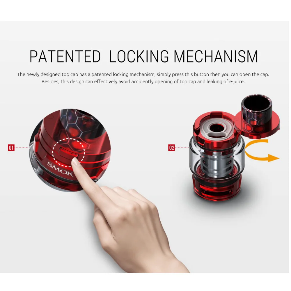 Original SMOK TFV12 PRINCE Atomizer with 8ml Capacity Top filling electronic cigarette TFV12 Prince tank VS SMOK TFV8 atomizer Original SMOK TFV12 PRINCE Atomizer with 8ml Capacity Top filling electronic cigarette TFV12 Prince tank VS SMOK TFV8 atomizer