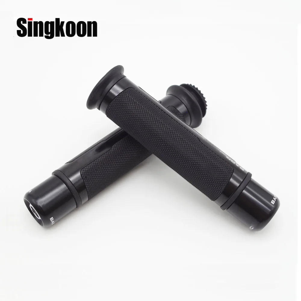 

Universal 7/8" 22MM CNC Motorcycle handlebar grips Motorbike handlebar grips Ends FOR moto guzzi chopper Bobber Cafe Racer vespa