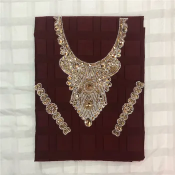 

2019 New arrival Cotton lace fabric embroidered high quality Nigerian Swiss Voile lace fabric for wedding party dress hl65-2986