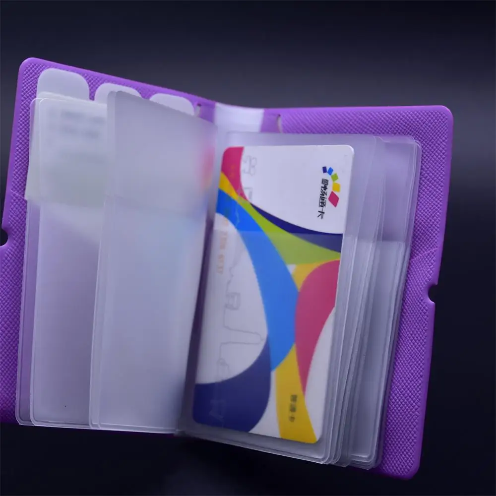Guoyi Z08 визитница офисная сумка для хранения школьные канцелярские и гостиничные бизнес-принадлежности карточный пакет - Цвет: Purple