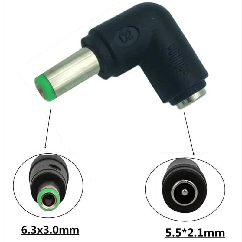 

DC5.5*2.1 female to 6.3*3.0 male DC adapter Toshiba adapter laptop plug mobile power