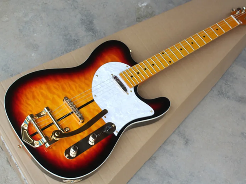 High Quality Custom Shop Telecaster Guitar One Piece Maple Neck And 