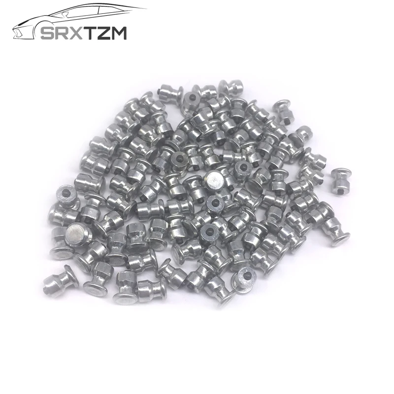 

SRXTZM 100pcs Spikes For Tires Universal Car Wheel Tyre Snow Spikes Studs Tires Anti-Slip Screw Stud Trim for Auto Car Truck